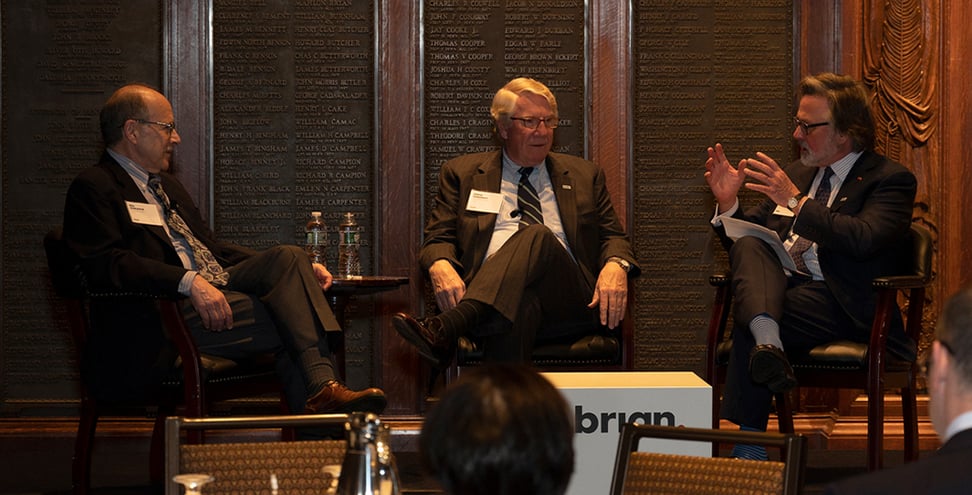 Panel Bill Marimow, David Demarest and Brian Tierney